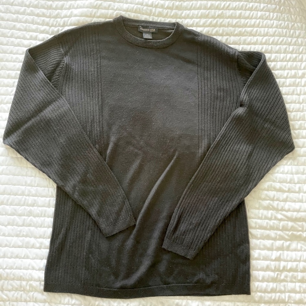Kenneth Cole black crew neck sweater. Sz. XL